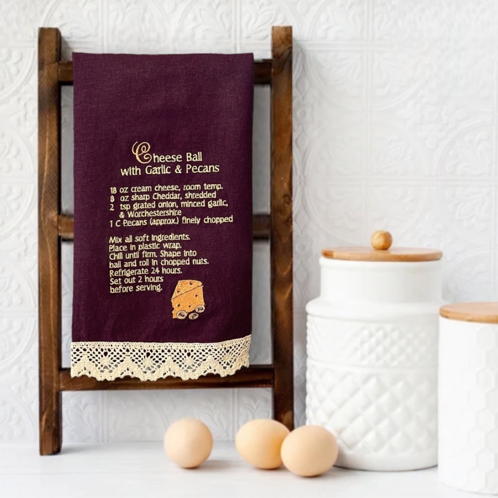 Cheese Ball Kitchen Towel